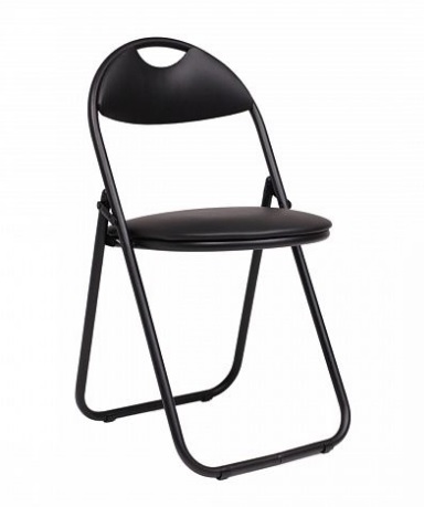 Стул Селим блэк V4, (кожзам), черный