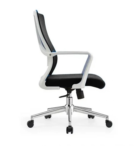 Кресло SitUp CUBE White chrome (сетка Black/Black)*