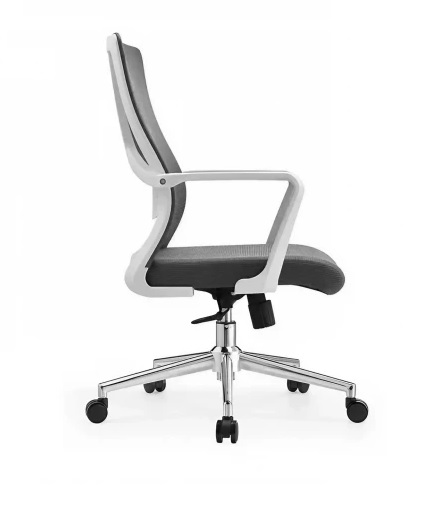 Кресло SitUp CUBE White chrome (сетка Grey/Grey)*