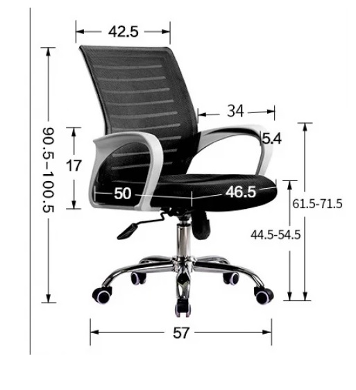 Кресло SitUp MIX 600 chrome (сетка Black/ Black)*